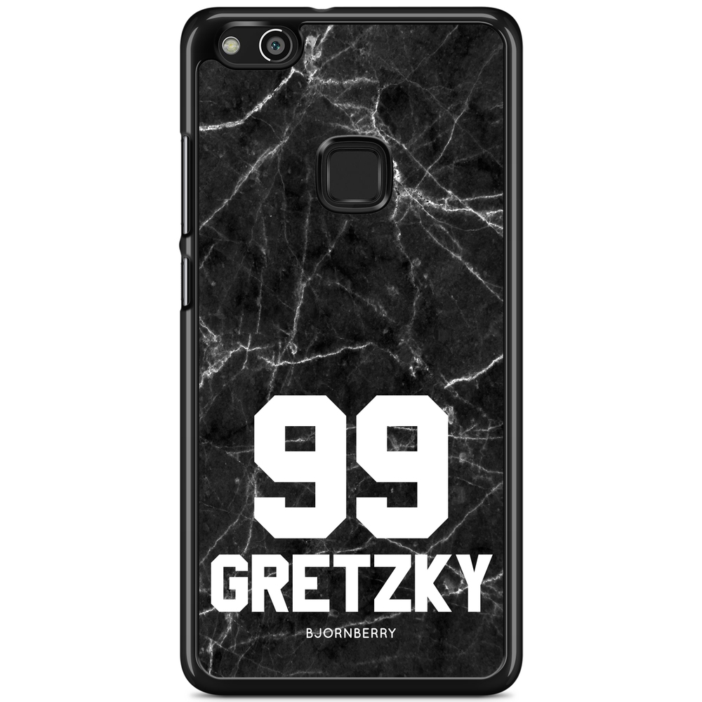 Huawei P10 Lite Case Custom - Black Marble Number