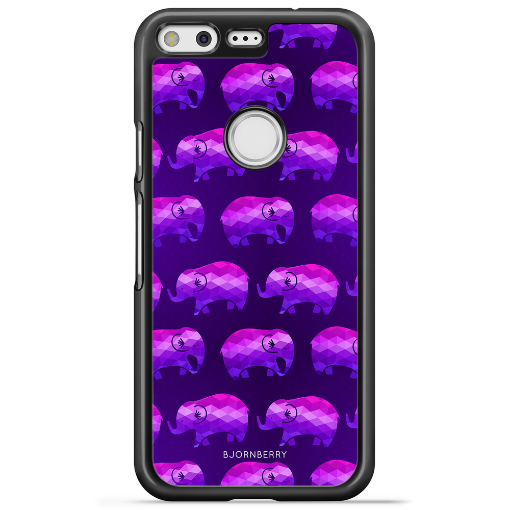 Google Pixel Case - Purple Elephant
