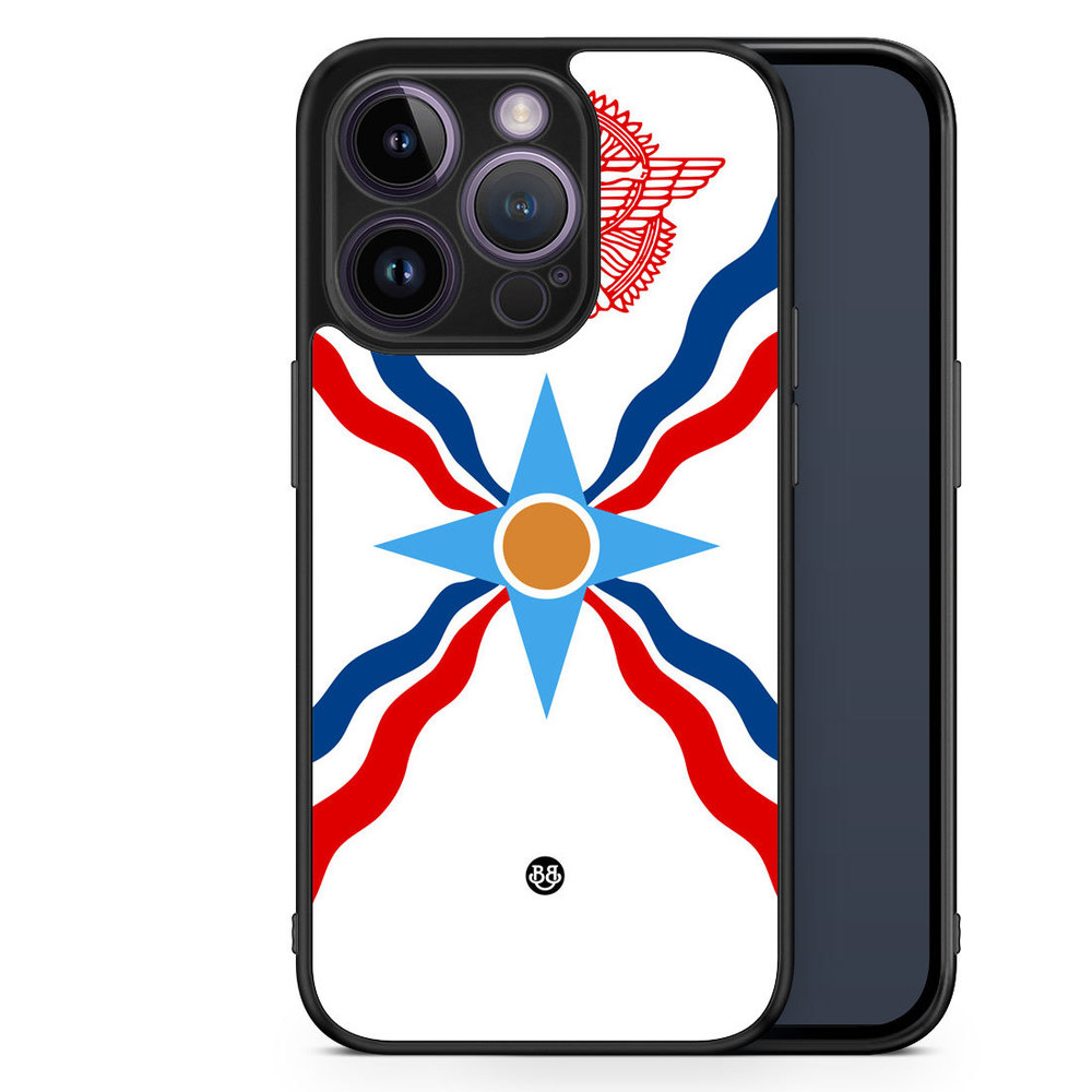 iPhone 14 Pro Case - Assyrian flag