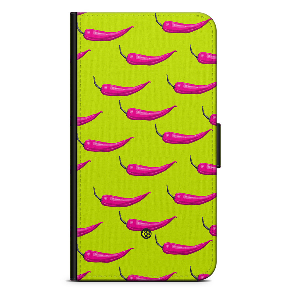 Xiaomi 12/12X Wallet Case - Chilli Pattern