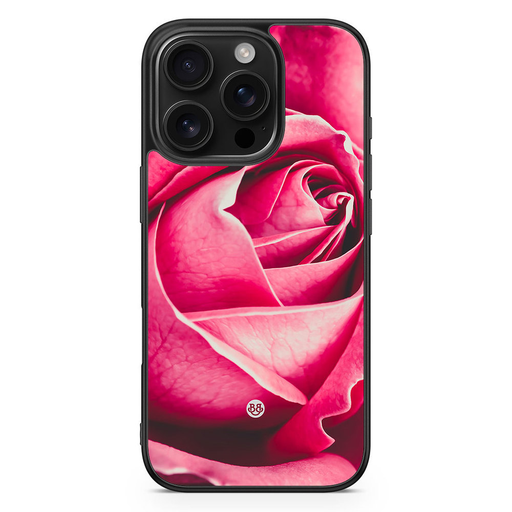 iPhone 16 Pro Case - Pink Rose