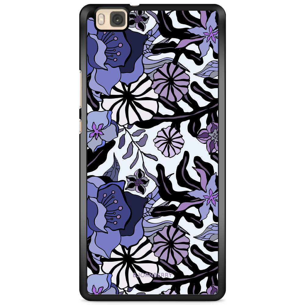 Huawei P8 Lite Case - Purple Flowers
