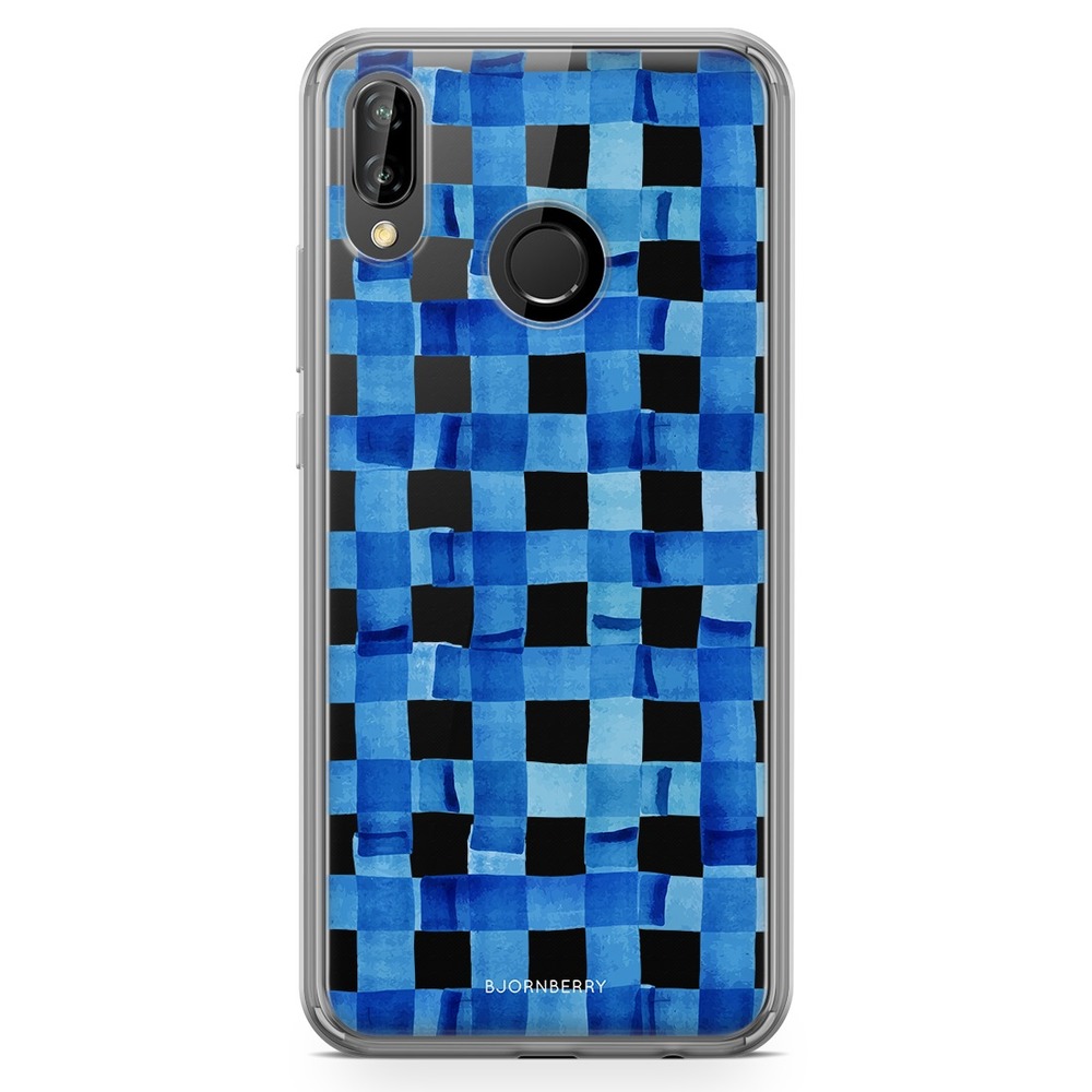 Huawei P20 Lite Fashion Skal - Blå Ränder