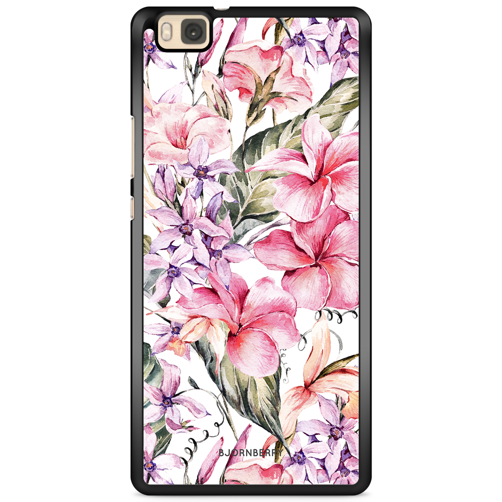 Huawei P8 Lite Case - Watercolor Flowers