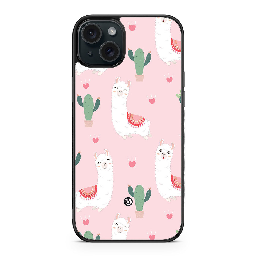 iPhone 15 Plus Case - Llama Pattern