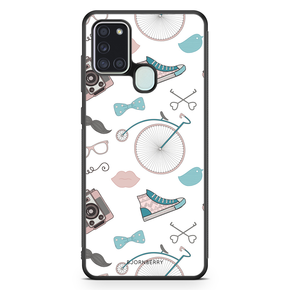 Samsung Galaxy A21s Case - Hipster Pattern