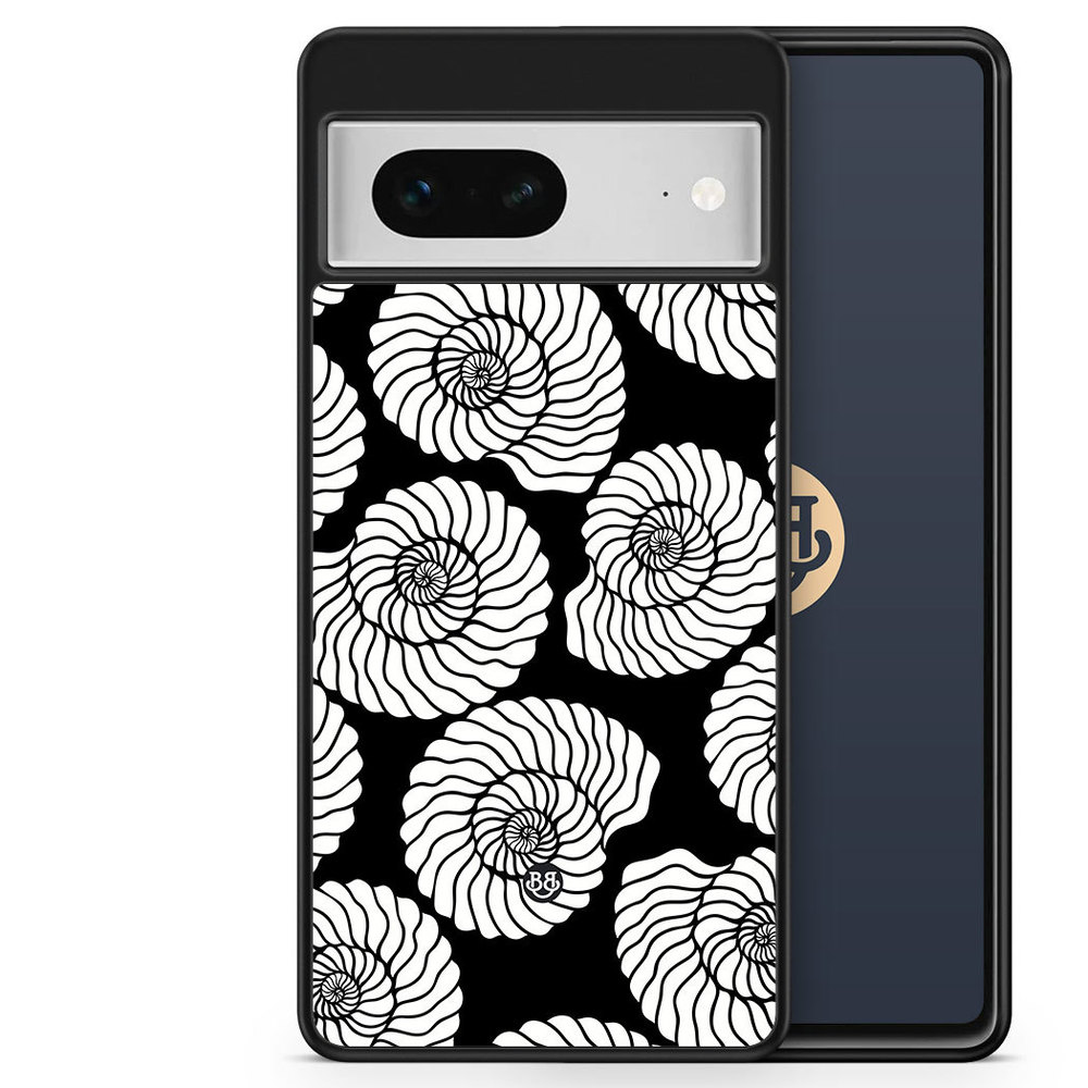 Google Pixel 7 Case - Seashell BW