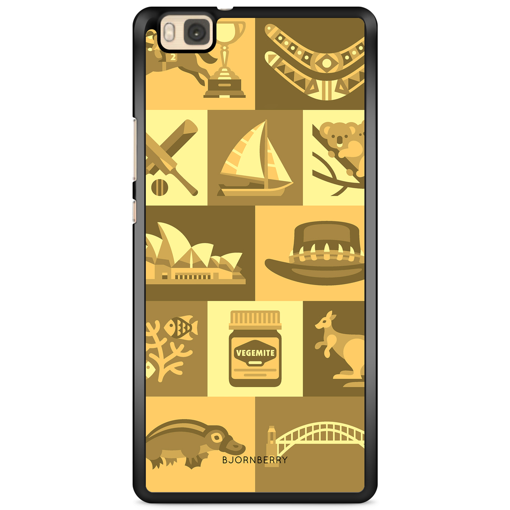 Huawei P8 Lite Case - Australian Pattern