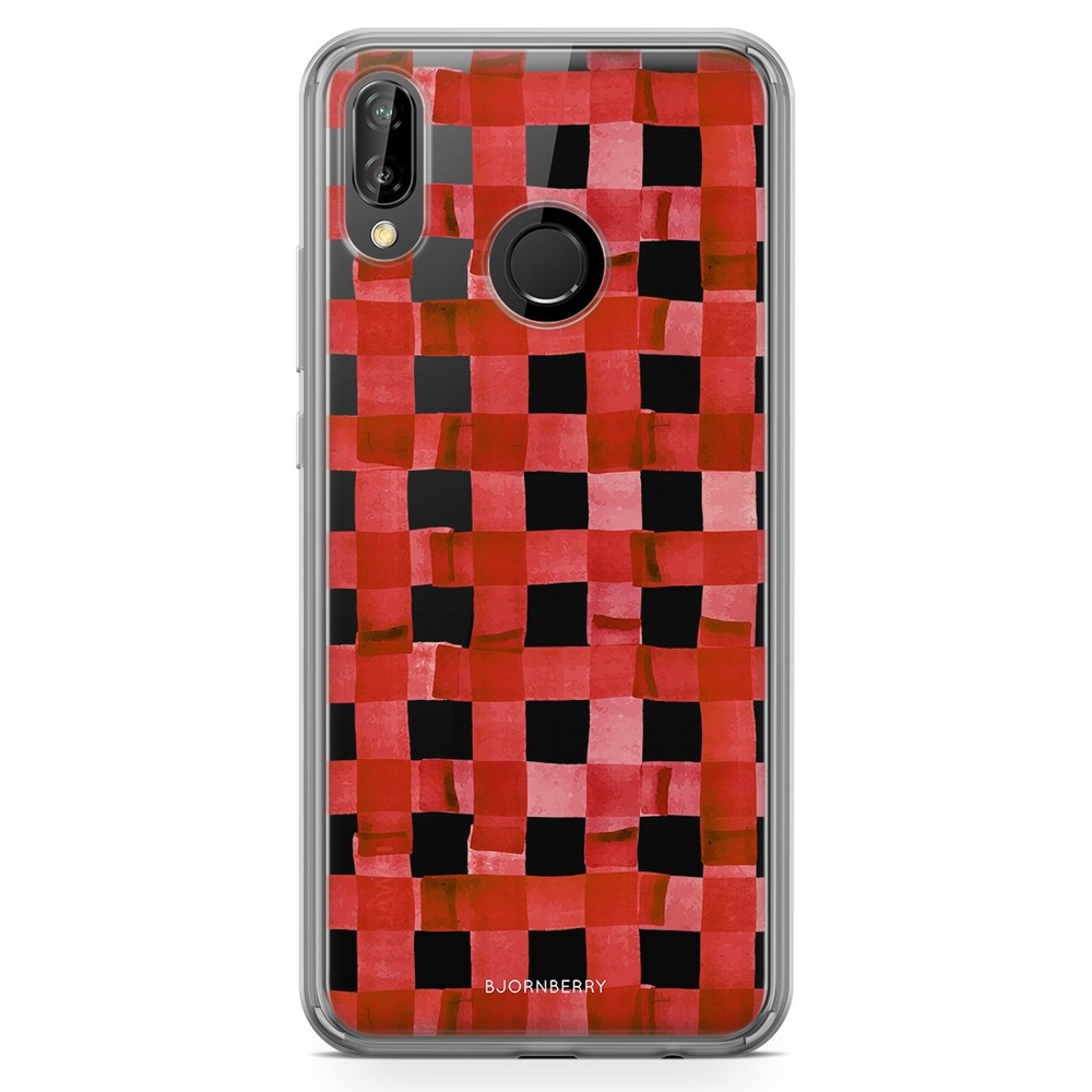Huawei P20 Lite Fashion Skal - Röda Ränder