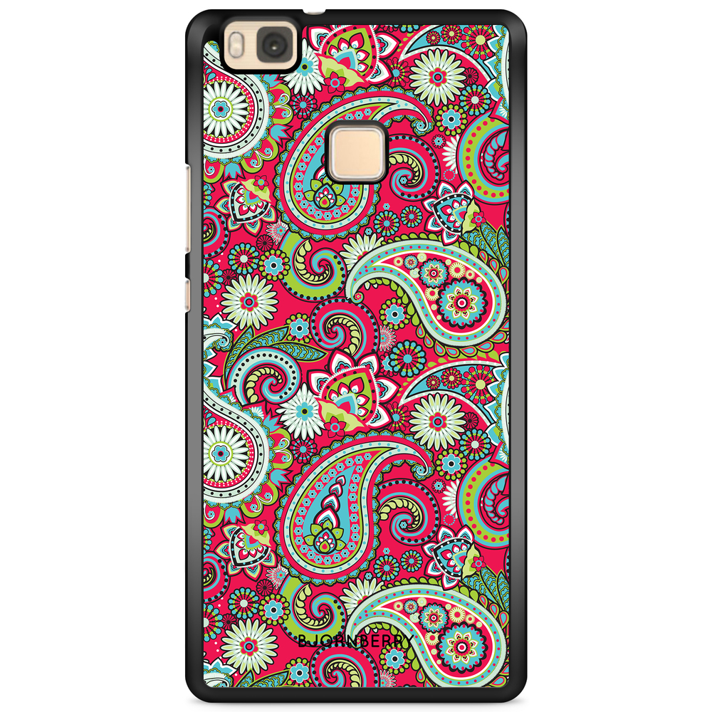 Huawei P9 Lite Case - Red Paisley