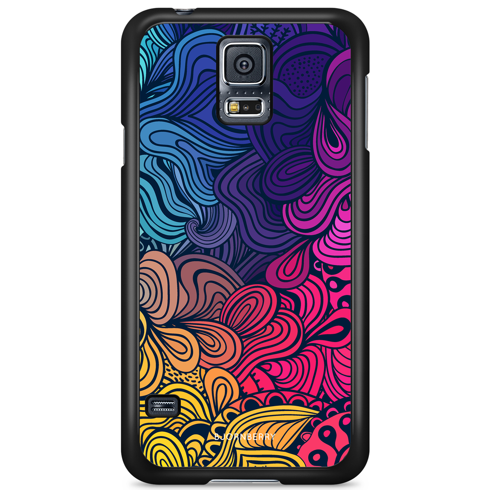 Samsung Galaxy S5/S5 NEO Case - Retro Flowers