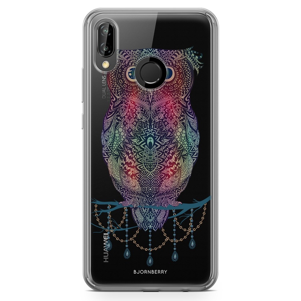 Huawei P20 Lite Fashion Case - Mandala Owl