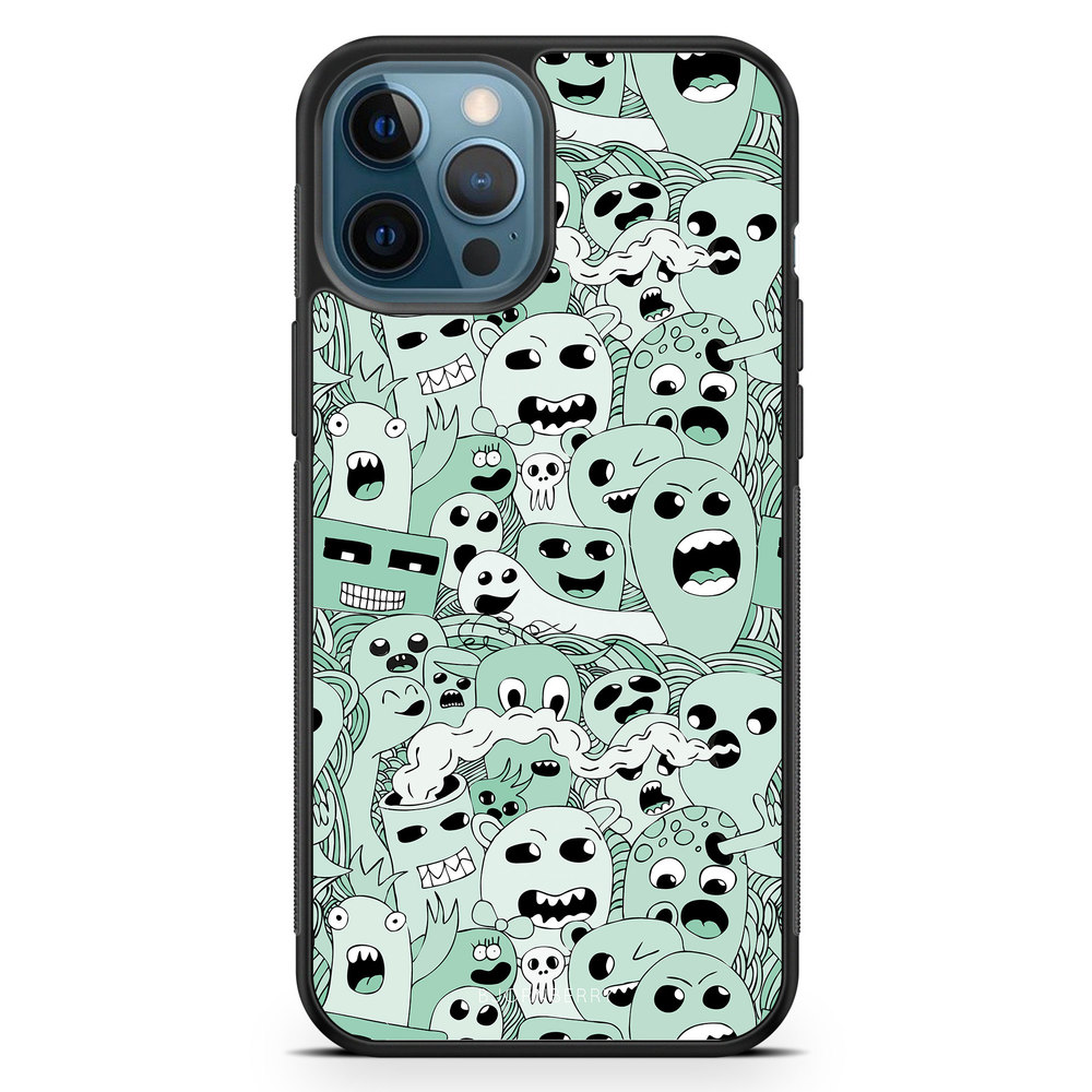 iPhone 12 Pro Case - Ghost Pattern