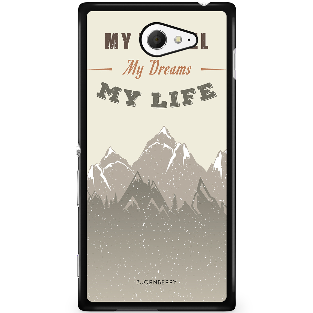 Sony Xperia M2 Aqua Case - My Travels, My Life