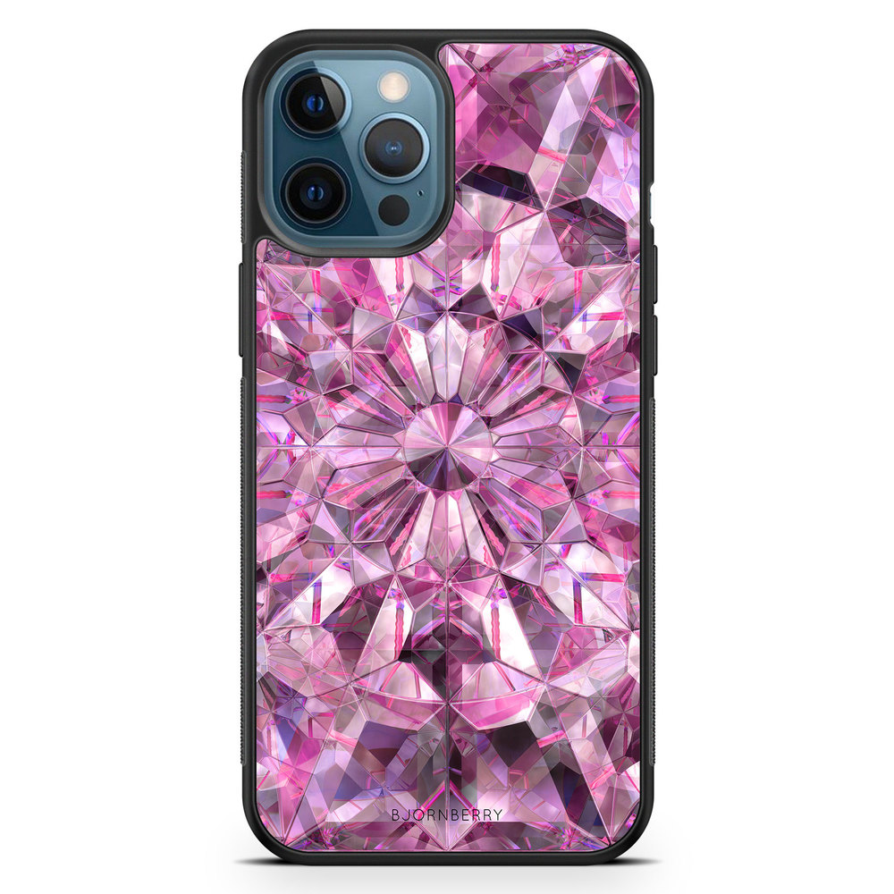 iPhone 12 Pro Case - Pink Crystals