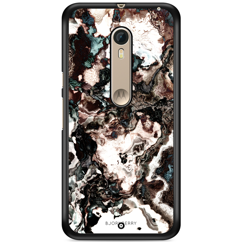 Moto X Style Case - Marble Brown