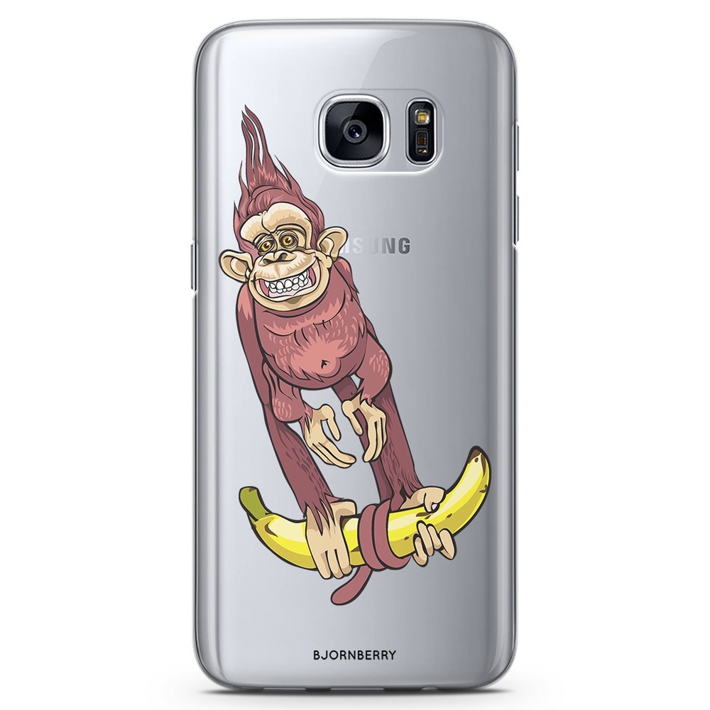 Samsung Galaxy S7 Edge TPU Case - Monkey