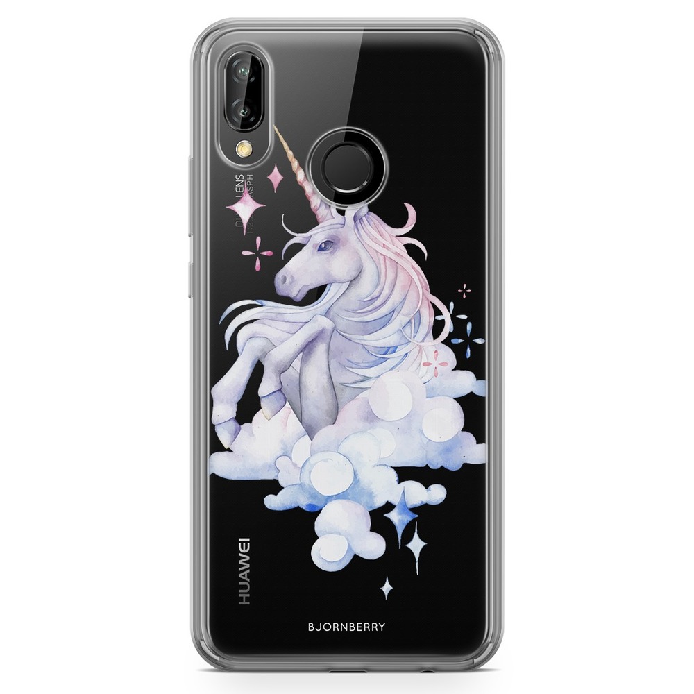 Huawei P20 Lite Fashion Case - Watercolor Unicorn