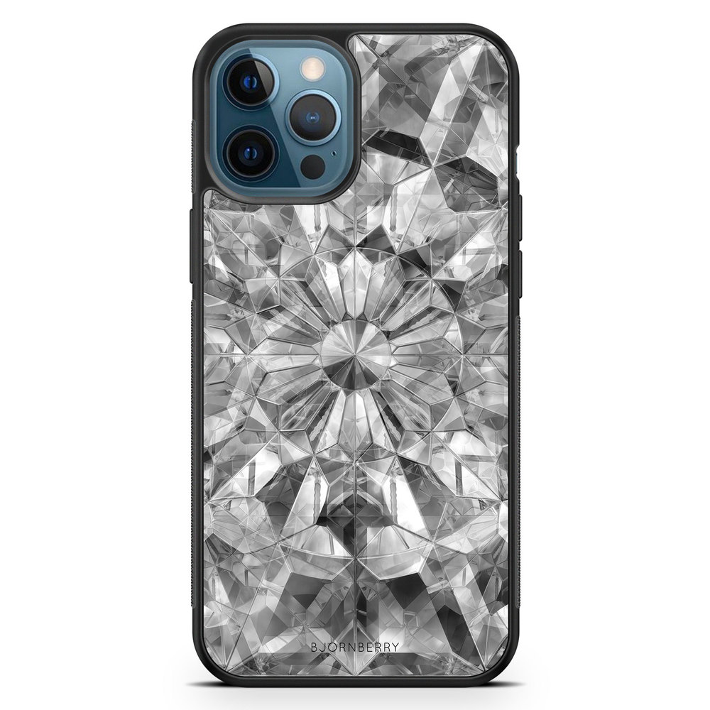 iPhone 12 Pro Case - Grey Crystals