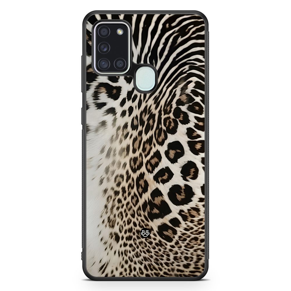 Samsung Galaxy A21s Case - WILD BLOOM - Leopard Fade