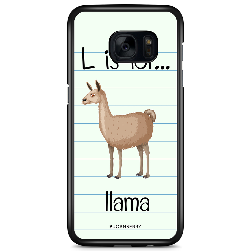 Samsung Galaxy S7 Case - L Is For Llama
