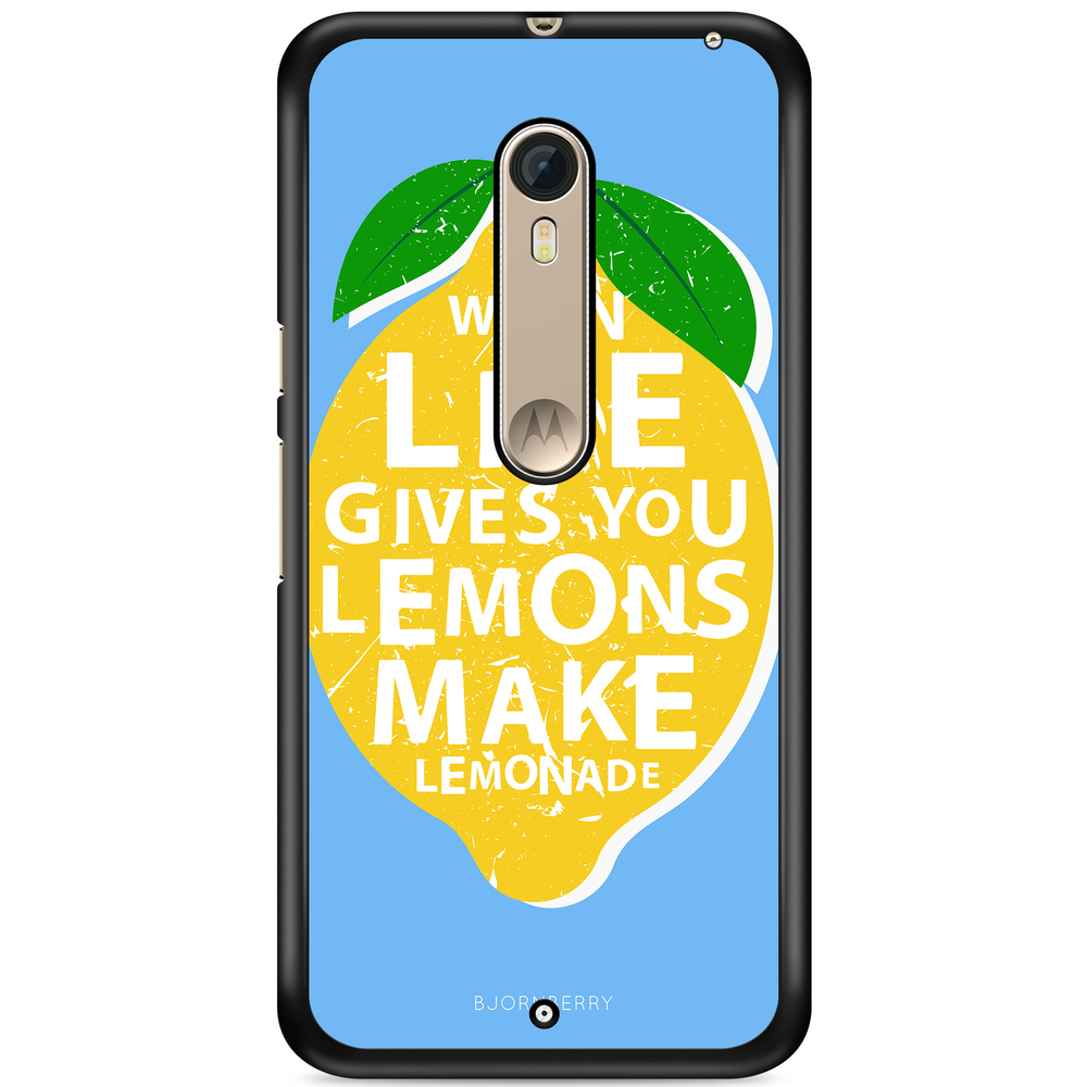Moto X Style Case - Lemon Quote