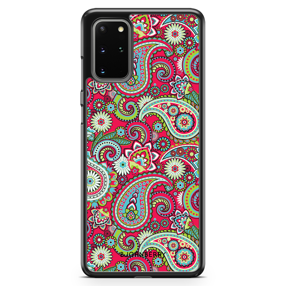 Samsung Galaxy S20 Plus Case - Red Paisley