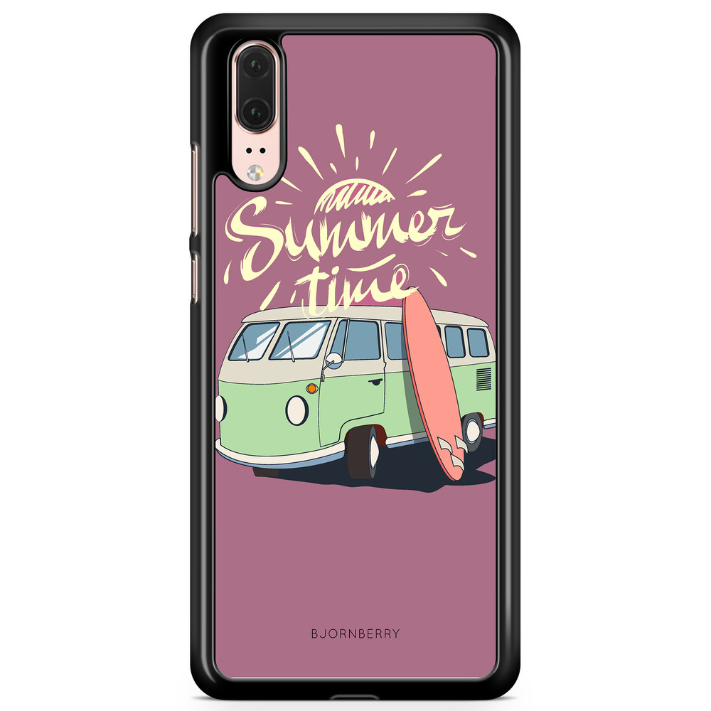 Huawei P20 Case - Summer Van (Pink)