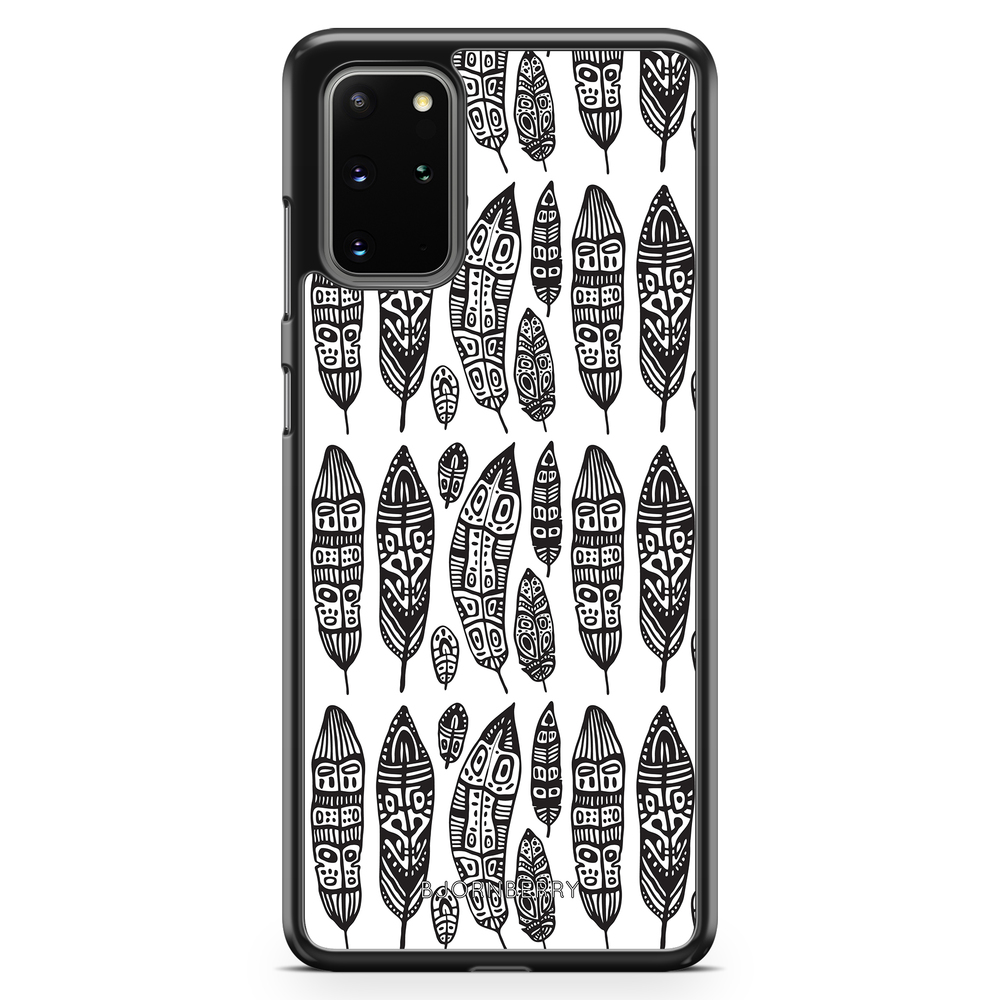 Samsung Galaxy S20 Plus Case - Vintage Feathers