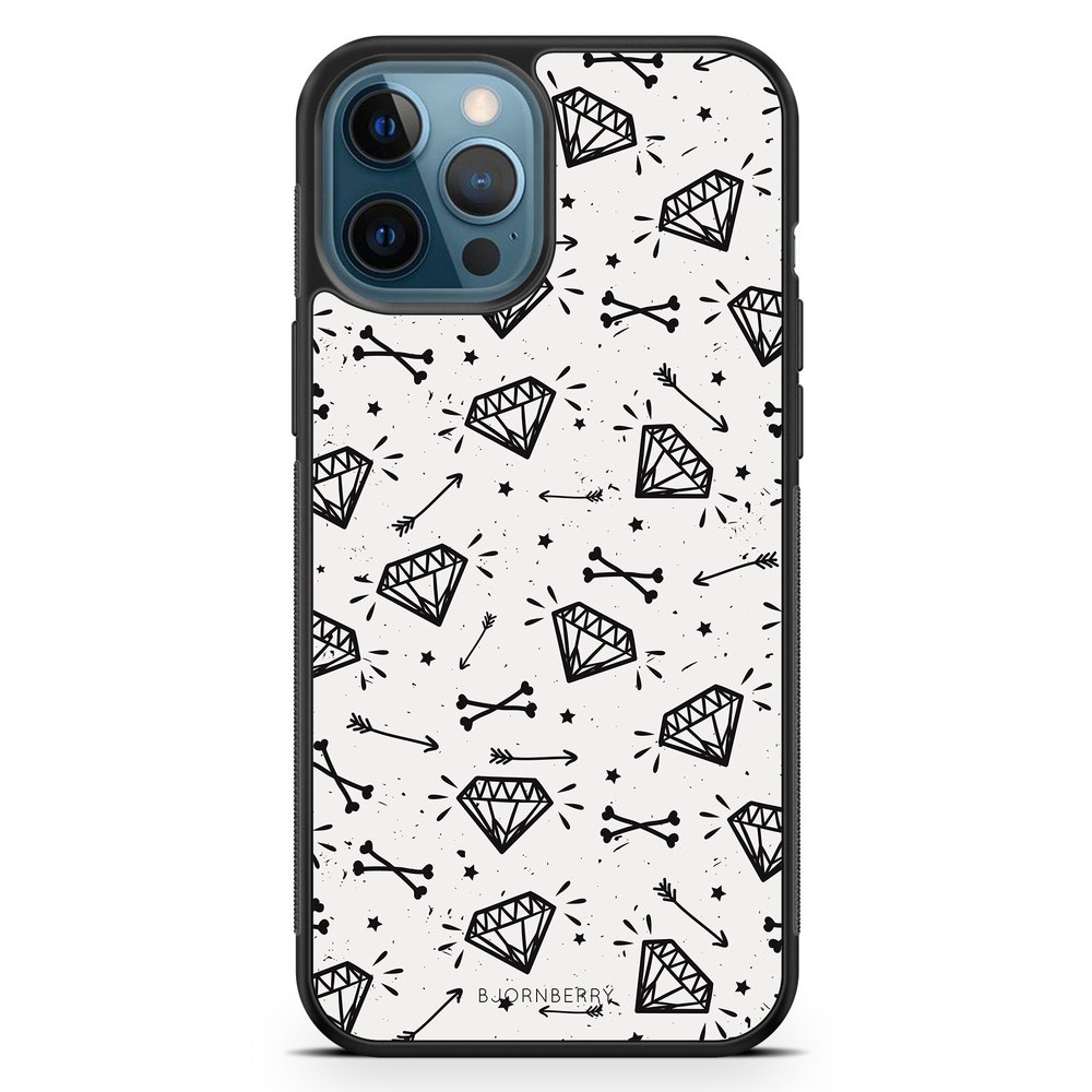 iPhone 12 Pro Skal - Diamantmönster