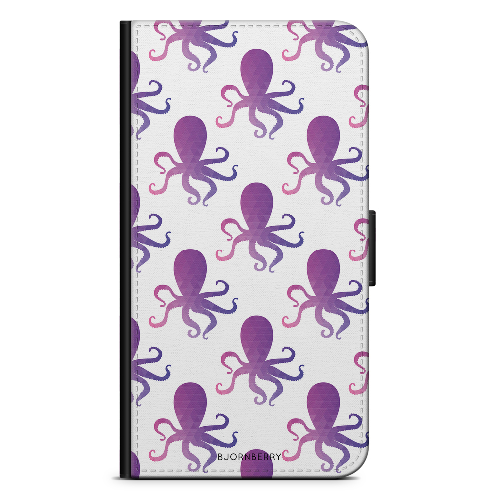 Moto G5 Plus Wallet Case - Octopus Pattern