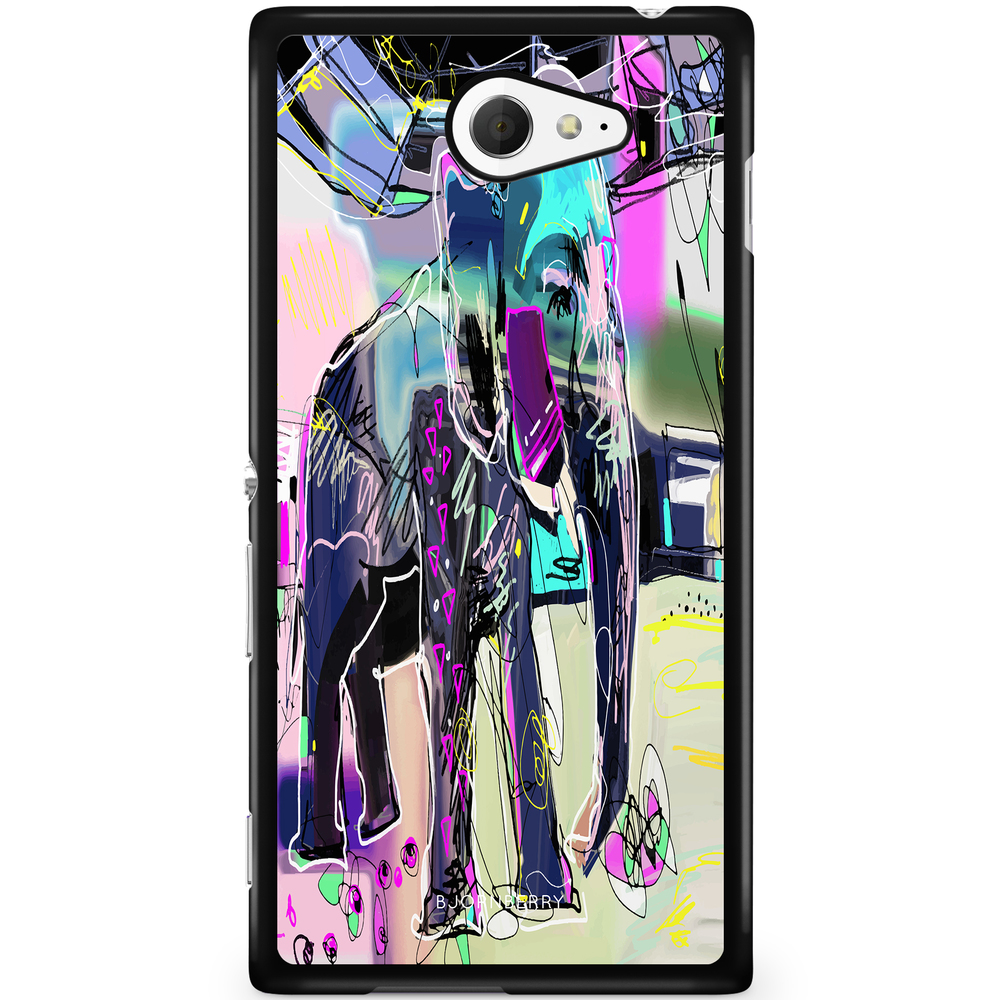 Sony Xperia M2 Aqua Case - Abstract Elephant