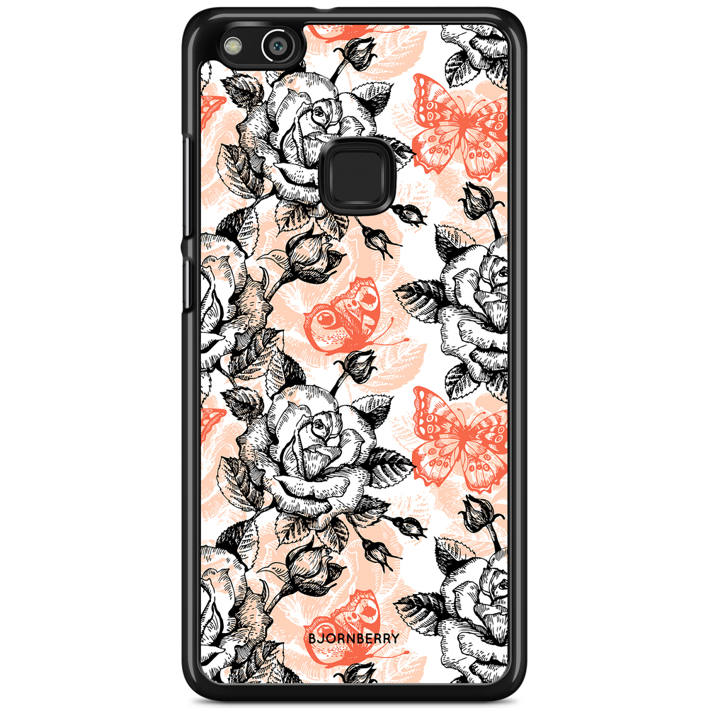 Huawei P10 Lite Case - Roses & Butterflies