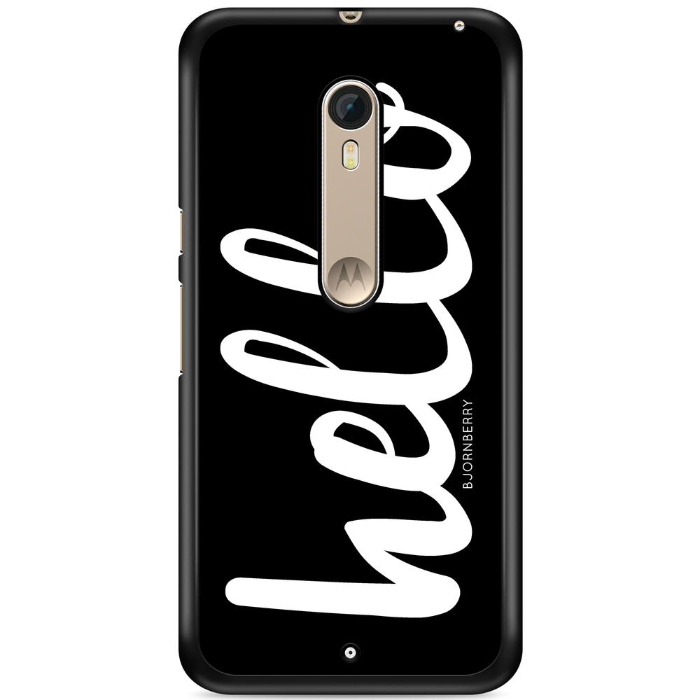 Moto X Style Case - Hello White