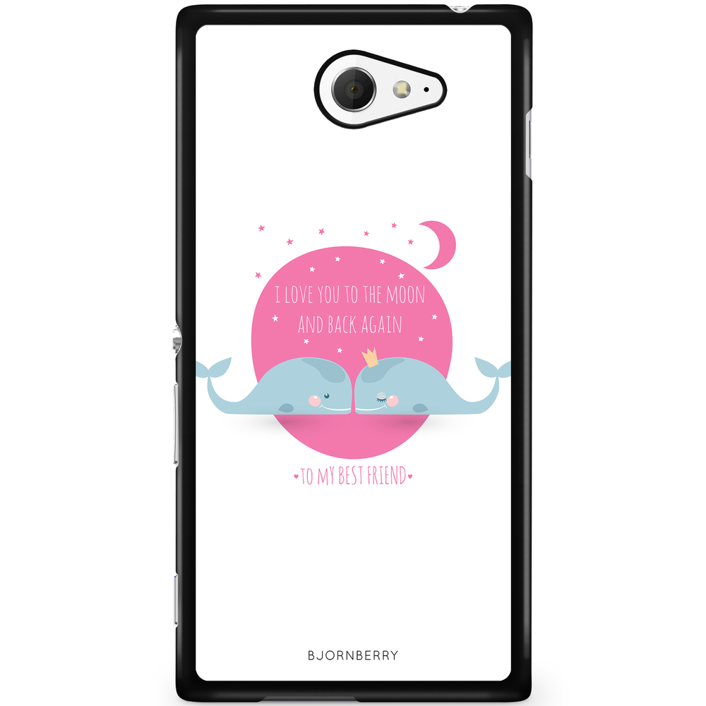 Sony Xperia M2 Aqua Case - Love You To The Moon