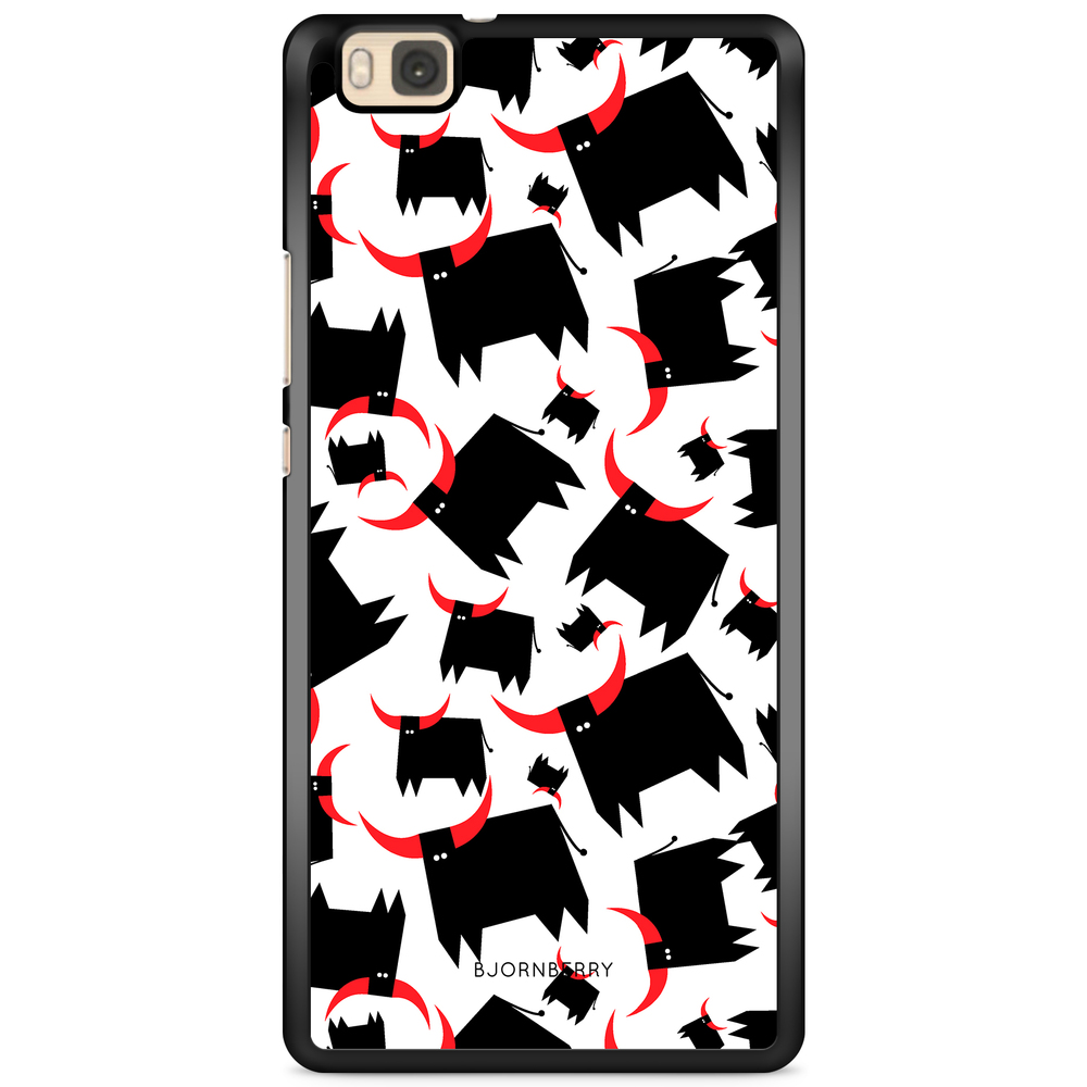 Huawei P8 Lite Case - Bull Red Horns