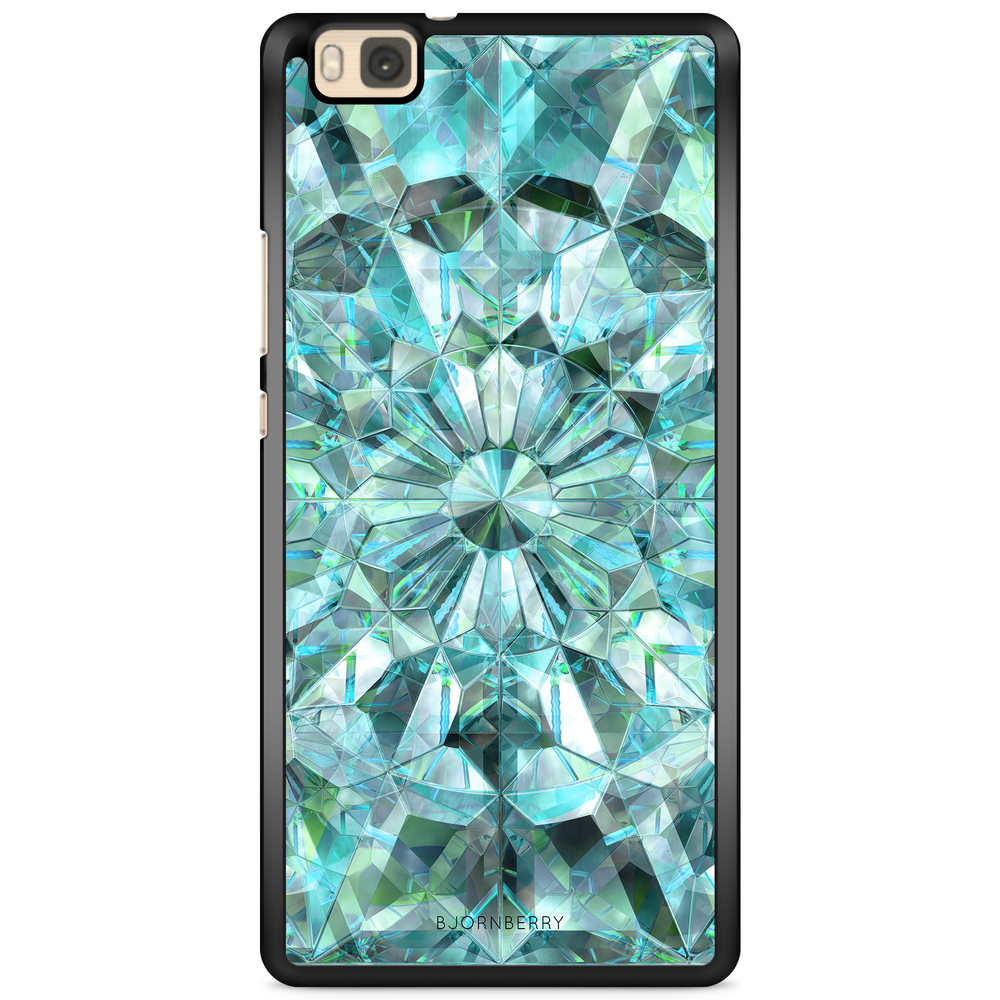 Huawei P8 Lite Case - Green Crystals