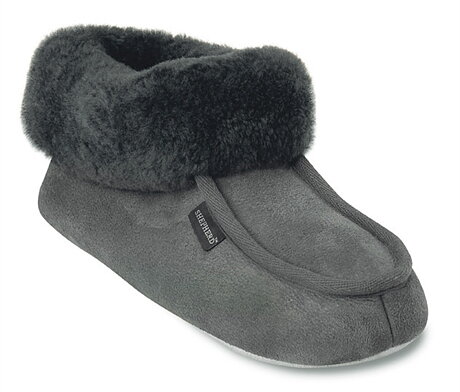 Shepherd fårskinnstofflor