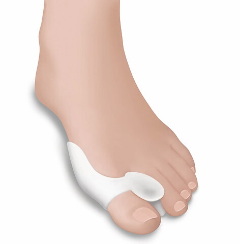 Gelskydd hallux valgus med tåseparerare