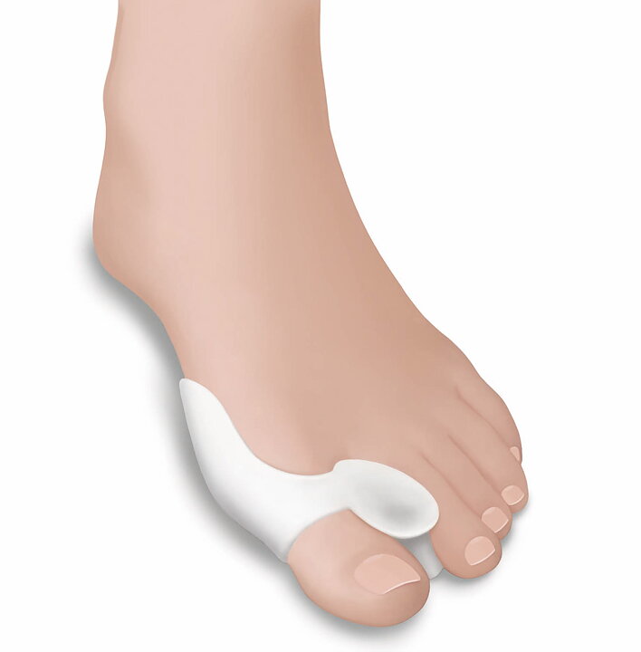 Gelskydd hallux valgus med tåseparerare