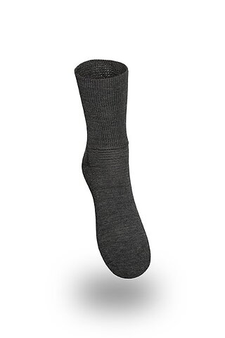 Prosox ankelsocka i bomull, antracit, lös resår