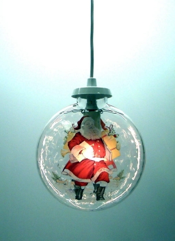 Glaslampan Stella Klar Santa - 6