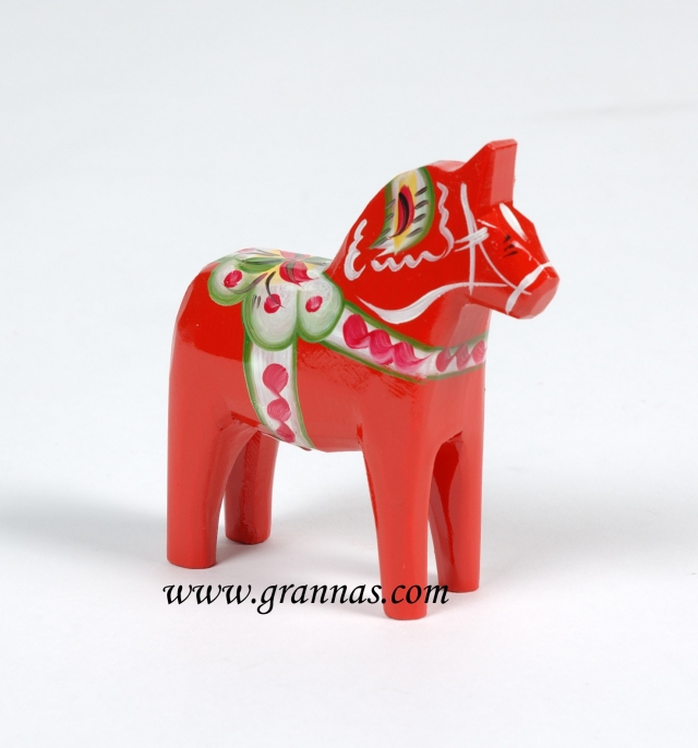 Dalahäst röd 10 cm - 4