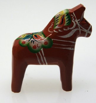 Dalahäst Röd 3 cm