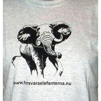 T-Shirt Försvara Elefanterna