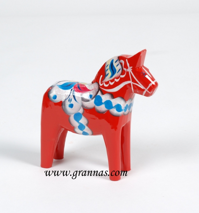 Dalahäst Röd 13 cm - 2