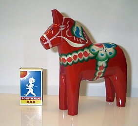 Dalahäst Röd 15 cm