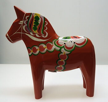 Dalahäst Röd 17 cm