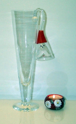 Tomte snaps glas upp & ner - 2
