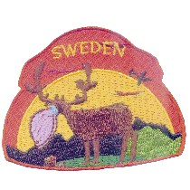 Älg/Solnedgång